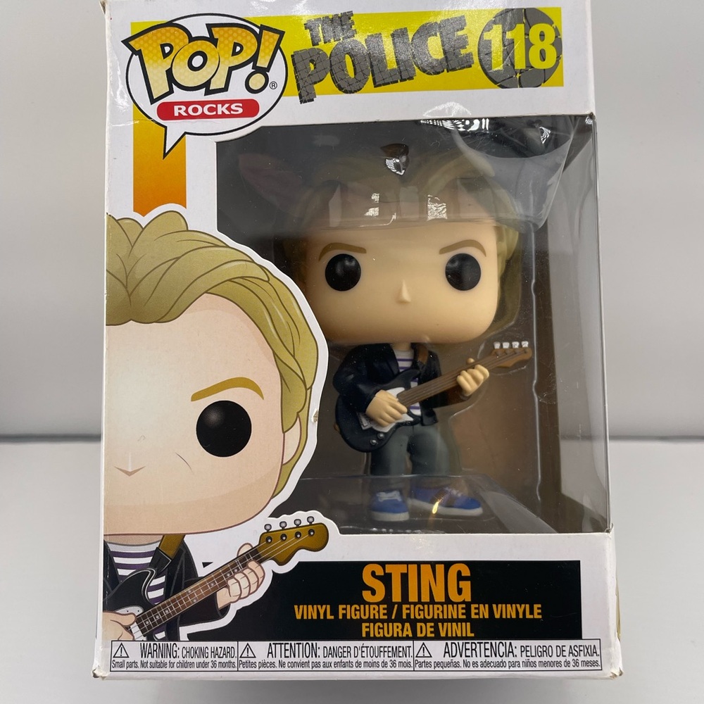 Funko Pop Rock Sting 118 Bobblehead